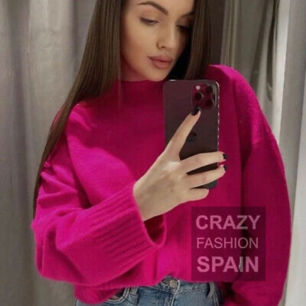 Zara Women's Pink Sweater